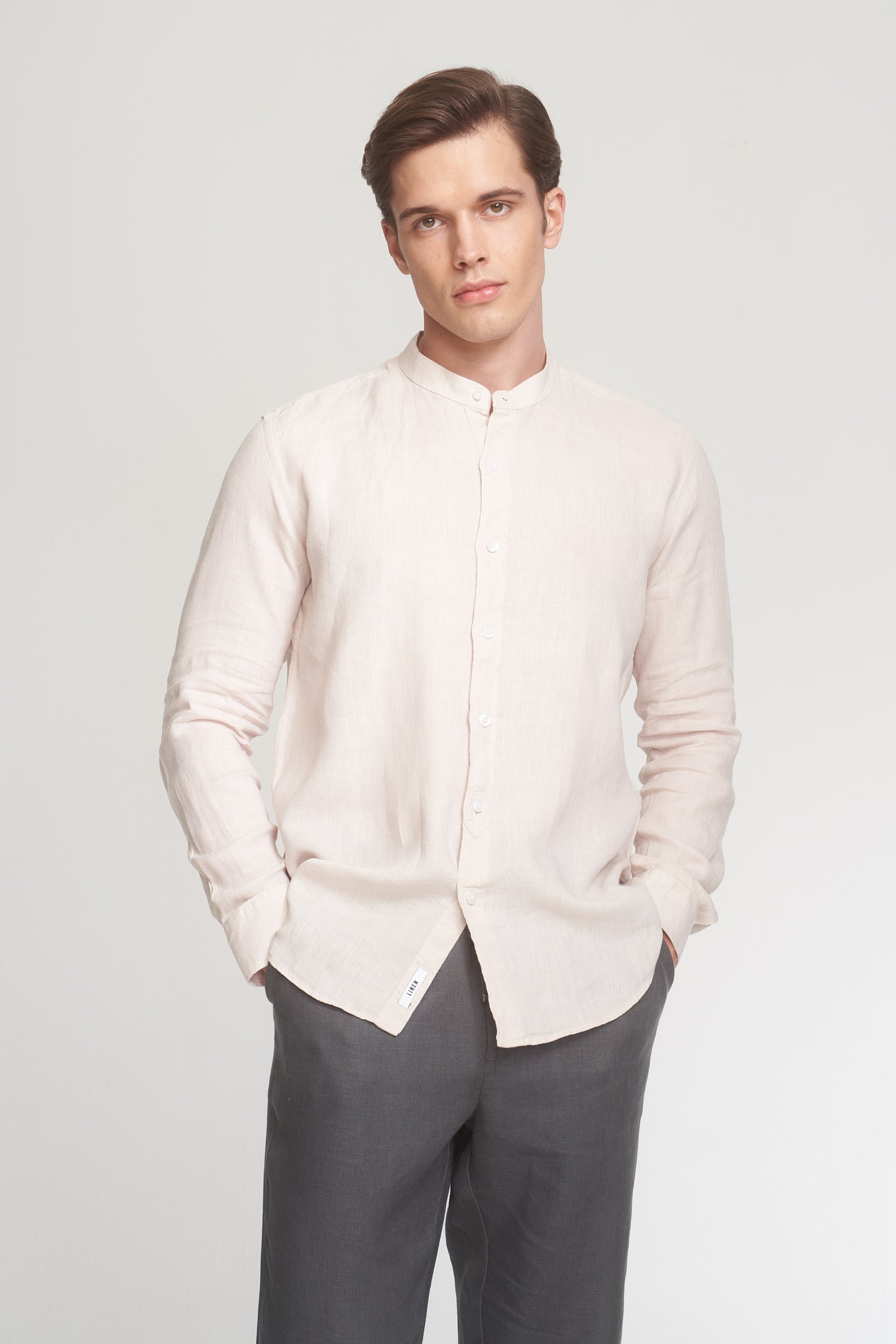 Beige Linen Shirt